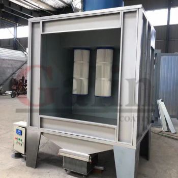 Galin MB 02 Manual Powder Coating Spray Booth for Metal Parts - Weifang Galin Powder Coating Equipment Co., Ltd. - China