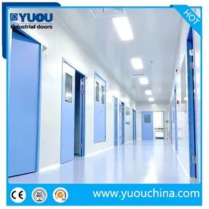 Hygienic Steel/Metal Interior Cleanroom Swing Doors for Laboratory or Hospital - YUOU (LUOYANG) DOORS AND WINDOWS TECHNOLOGY CO., LTD. - China