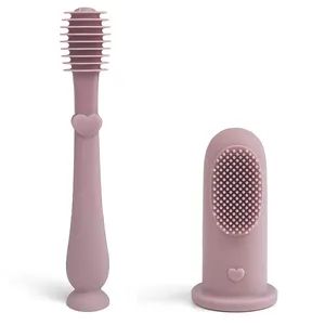 Baby Silicone Finger Toothbrush Gentle Gum Cleaner Size Middle Origin China Trademark OEM Model NO. B9515 Features BPA - Shenzhen Color Life Lighting Co., Ltd - China