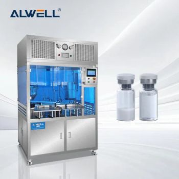 Fully Automatic Liquid Powder Filling Machine Is Suitable for Filling and Capping Equipment for Vials of Freeze-Dried Powder and Other Powders - Shanghai ALWELL Machinery Equipment Co., Ltd. - China