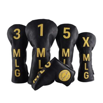 Golf Club Head Cover Driver Fairway Hybrid Headcovers Custom Logo Golf Head Covers - Xiamen Mlg Sports Equipment Co., Ltd. - China