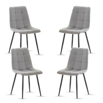 Modern Dining Room Furniture Metal Base Tdining Chairs Dining Chairs Restaurant Chairs - TIANJIN CHRCASE FURNITURE TECHNOLOGY DEVELOPMENT CO., LTD. - China