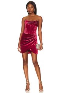Strapless Sheath Velvet Mini Short Party Ladies Wedding Cocktail Dresses - Shanghai Qingpu District Yilan Clothing Store - China