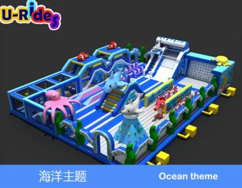 inflatable toys inflatable bouncer jumping castle trampoline playground For Indoor or Outdoor use - Guangzhou U-Rides attraction Co.,Ltd - China