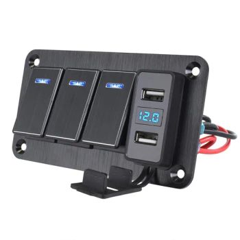 Metal Rocker Switch Panel Waterproof Marine Boat Toggle Switches - YUEQING AIBEIKEN ELECTRIC CO., LTD. - China