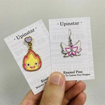 Factory Supply Individually Packaged Custom Logo Fashion Dangle Fine Cuff Enamel Butterfly Earrings - Fuzhou Upinstar Import and Export Co., Ltd. - China