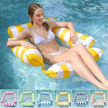 Inflatable Pool Hammock - 4-Tube Floating Lounger for Water Relaxation - Ningbo Wonderful Plastic Industry and Trade Co., Ltd. - China