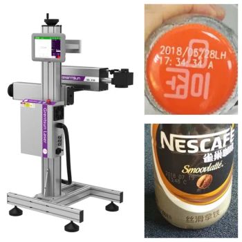 Online CO2 Laser Coding Machine for Beverage Pet Bottles with Batch No., Qr Codes ISO - Wuhan Grentsun Industrial System Co., Ltd. - China