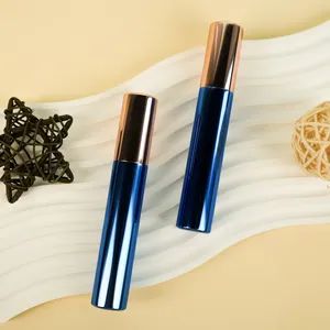 Wholesale Blue Metallic Tube Mascara Tube Custom Empty Mascara Bottle Tube - Jinhua Allies Import and Export Co., Ltd. - China