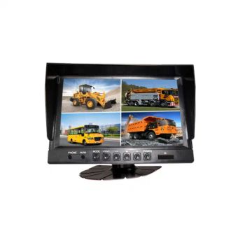9inch Dash Mount Quad Monitor Car Display Screen with 4 Video Inputs for Reversing Aid Car TFT LCD - Mingshang Technology Co., Ltd. - China
