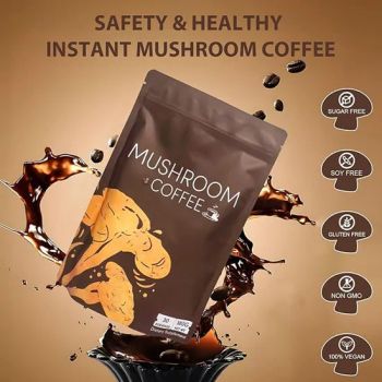 Brain Health Support Organic Lions Mane Mushroom Coffee - Wuhan Muwang Trading Co., Ltd. - China