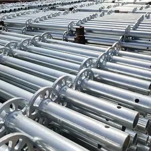 Galvanized Steel Construction Formwork Support Frame Building Cuplock Scaffolding - Shandong Huazhu Metal Manufacture Co., Ltd. - China