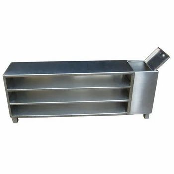 Klinotec Stainless Steel SS Cross Over Bench, For Hospital Height 3 Feet Length 5 Feet Brand Klinotec Shape Rectangular Number If Shelf - Klinotech Systems India - India