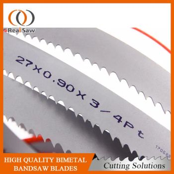 27mmx0.9X5/8 M51 Bimetal Band Saw Blades for Cutting Metal and Steel - SHAOXING SHANGYU REAL SAW CUTTING TOOLS CO., LTD. - China