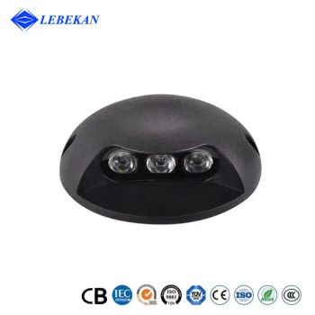Hot Selling Round 4W 6W 8W Warm White RGB Coloured Waterproof Bulkhead Outdoor Ground LED Garden Floor Lights - Hubei LiBaiChang Technology Co., Ltd. - China