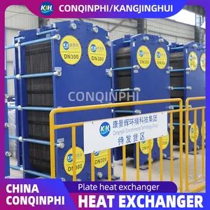 Titanium Plate Heat Exchanger/Water-Water Heat Exchangers Style Plate Type Material Titanium Certification ISO Medium Water-Water - Qingdao Conqinphi Environmental Technology Group Co, . Ltd - China