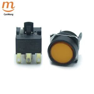 Start Button A16L-Tym-24D-1 Yellow Circular Illuminated Button Switch - Chengdu Canmeng Trading Co., Ltd - China