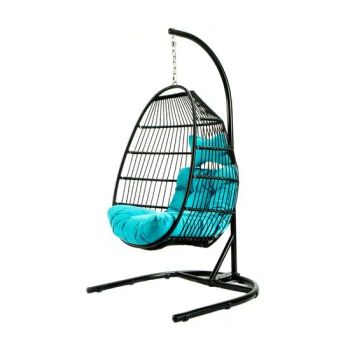 Luxury Patio Easy Cleaning Rattan Swing Chair Garden Set Patio Swings - Foshan Tanfly Furniture Co., Ltd. - China