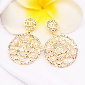 Fashion Fine Gold Plated Pearl Hoop Earring Necklace Luxury Stainless Steel Famous Brand Designer Jewelry Earrings for Women - Yiwu Linger Luggage Co., Ltd. - China