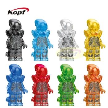 Alien Xenomorph Science Fiction Monster Minifigures Building Block Mini Figures Toy (PG8304) - GUANGZHOU KEMOLI INTERNATIONAL TRADING CO., LIMITED - China