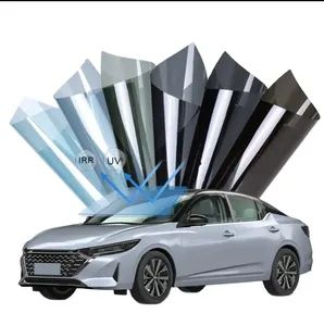 Professional Film Producer 1.52*30m Clear Blue Car Window Stickers Metal Nano Car Glass Tinting Decorative Film - Guangzhou Yuwei New Material Co., Ltd. - China