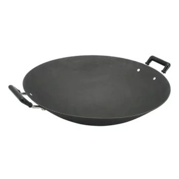 Pre-Seasoned Cast Iron Woks and Stir Fry Pans Traditional Chinese Wok with Flat Base and Handles - Hebei Debien Technology Co., Ltd. - China