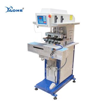 Pneumatic 3 Color Ink Cup Pad Printer with Shuttle Worktable Weight 230kg Tone 3 Colors Origin Dongguan Trademark - Dongguan Howell Machinery Co., Ltd. - China