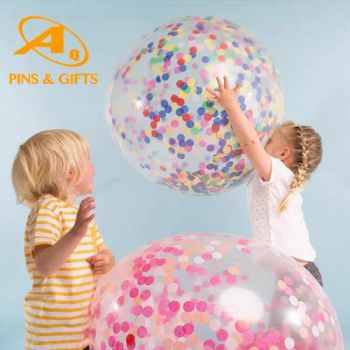 Okay 1.5cm Round Transparent Wall Zahl 15 Verlobung Arket Sequin Filler Wedding Birthday Paper Decoration Balloon Confetti Party Supply Supplies - Dongguan AQ PINS&GIFTS CO.,LTD - China