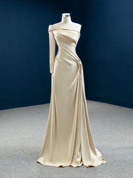 Long Sleeves Party Prom Gowns Mermaid Bridesmaid Dresses Y1021 - Suzhou Leader Apparel Co., Ltd. - China