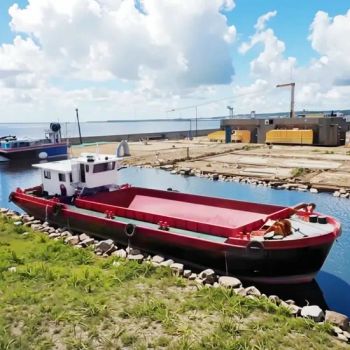 Fishing Aquaculture Fishing Barge Aquaculture Work Landing Boat with Pontoon Boat Design for Seaweed Collection Fish Farming - Shandong Wanrun Intelligent Equipment Co., Ltd. - China