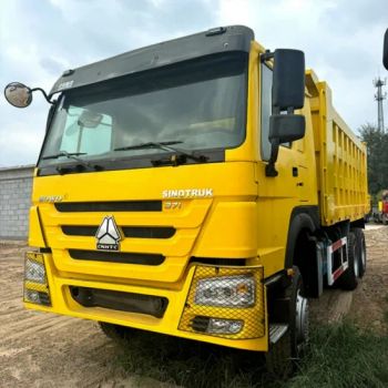 China Famous Brand HOWO Sinotruk Dumping Trucks Cheap Price Hot Selling 6X4 10 Tires 400HP Dump Truck Transporting - Shandong Rice Grain Automobile Technology Co., Ltd - China