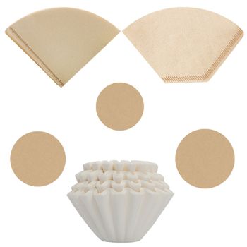 Coffee Filter Paper Texture Smooth Texture Ease Of Use Effortless Brewing Fiber Structure Unique Fiber Technology Color White Bleached And Brown - Shijiazhuang Pitai Import and Export Co., Ltd - China