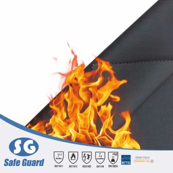 250GSM 87% Cotton 12% Nylon 1% Metal Woven Twill Colorful Customized 1Y Eco-Friendly Anti Pilling - HENAN SAFE-GUARD CO., LTD. - China