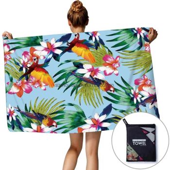 Camping Towels Super Absorbent, Fast Drying Microfiber Travel Towel, Ultra Soft Compact Gym Towel for Beach Hiking Yoga Travel Sports Backpack - SUZHOU SENCH TEXTILE CO., LTD. - China