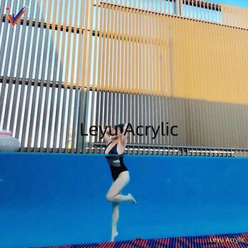Fabulous Outdoor Acrylic Swimming Pool Plexi Glass Roofs, Swimming Pool Acrylic Bottom - Zhangjiagang City Leyu Plexiglass Product Factory - China