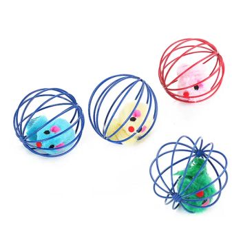 New Pet Tease Cat Toys Cage Plush Mouse Pet Products Dog - GOOD SELLER CO., LTD. - China