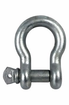 Mild Steel Bow Shackle Color Silver Material Mild Steel Load Capacity 5 ton Usage Marine Industrial Product Name Bow - - Avinash Steel Wire Rope - India