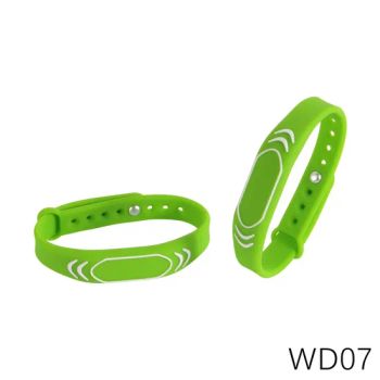 Adjustable NFC RFID Silicone Bracelet with Uid Encoding and Printing - Shanghai Jiayulian Technology Co., Ltd. - China