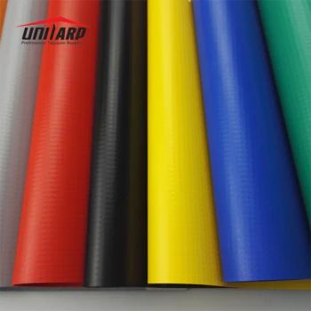 Printing Plastic Coating Material PVC Tarpaulin Fabric for Awning Tent Truck Container Cover - Haining Tiansai Tent Material Co., Ltd. - China