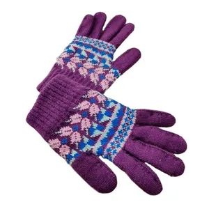 Other Gloves & Mittens Black Winter Gloves Logo Wholesale Warm Women Knit Winter Knitted Gloves - Jinjiang Baojia Supply Chain Management Co., Ltd. - China