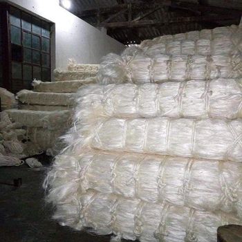 Wholesale UG Grade  Sisal Fiber 64mm Length Natural White Eco-Friendly for Gypsum Concrete Spinning Factory Supply Fiber Sisal Fiber 1 Ply 2 Ply 3 Ply Twisted Twine Strings for Spinning Use - wood traders - Poland