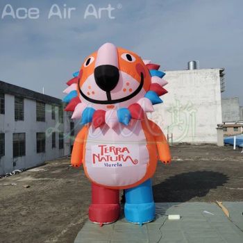Advertising Inflatable Lion Cartoon Characters Mascot for Outdoor Decoration - Yudu Ace Air Art Co., Ltd - China