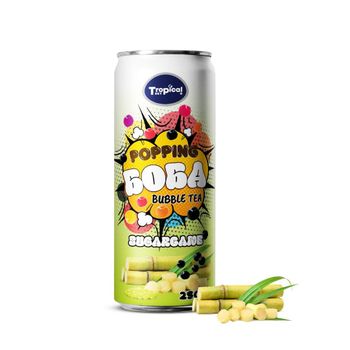 Popping Boba Mixed Sugarcane Juice Drink TROPICAL SKY/OEM manufacturer in Vietnam - Tropical Sky Beverage Company - Vietnam