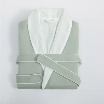 Luxury Wholesale Hotel Terry Cloth Bathrobe with Embroidery Logo - Shanghai General Textile Co., Ltd. - China