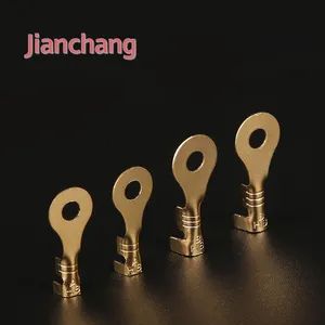 O-Type Ground Ring Terminal Round Ring Hole Connector Ring Terminal for Connectors - Dongguan Jianchang Hardware Products Co., Ltd. - China