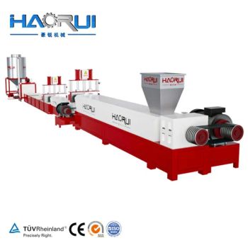 Computerized Online Haorui PE Film Strength 5t~30t Crusher Plastic Granulators - Baoding Haorui Machinery Manufacturing Co., Ltd - China