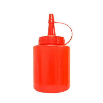 4oz Leakproof Condiment Squeeze Bottle Clear Red Yellow Herb Spice 1Y MOQ100 - Jiangmen Goodman Cleaning Supplies Co., Ltd. - China