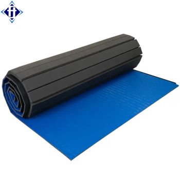 High Density PVC Covering Roll out Martial Arts Mats Style Unisex Length 1m-20m Trademark HONGFA Width 1.5m; 1.8m Age Group - JUXIAN HONGFA RUBBER AND PLASTIC FACTORY - China