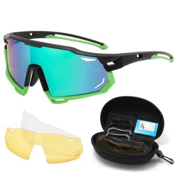 Oversize Mountain Cycling Running Fishing Golf a Set of Sunglasses Snow Motorcycle Hiking Polarized Sunglasses for Men Woman - Wenzhou Dilicn Optical Co., Ltd - China