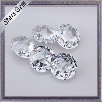 Very Shining Brilliant Rose Cut Beautiful Cubic Zirconia CZ Loose Gemstones for Jewelry - Guangxi Wuzhou Starsgem Co., Limited - China
